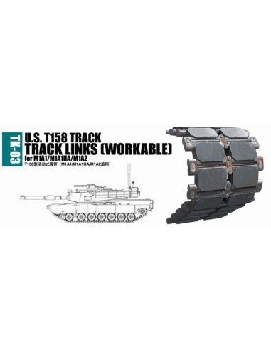 U.S. T158 track for M1A1/M1A1HA/M1A2 