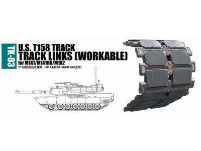 U.S. T158 track for M1A1/M1A1HA/M1A2 