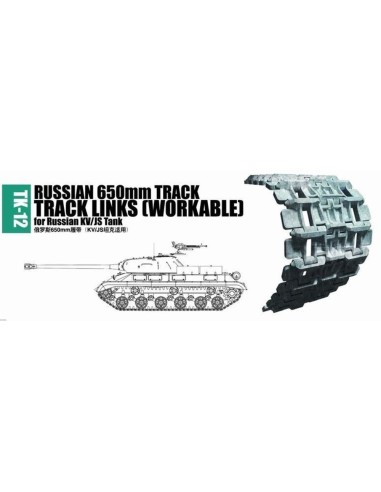 Russian 650mm track for Russian KV/JS tank 