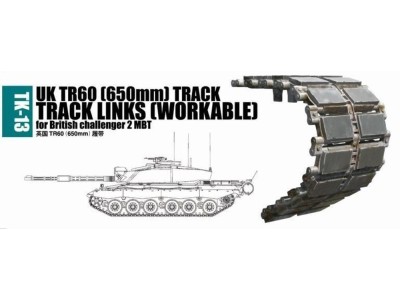 UK TR60 (650mm) track for British challenger 2 MBT 