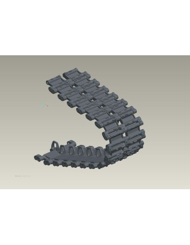 Workable Track Links f.Russian T-90 MBT 