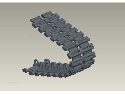 Workable Track Links f.Russian T-90 MBT 