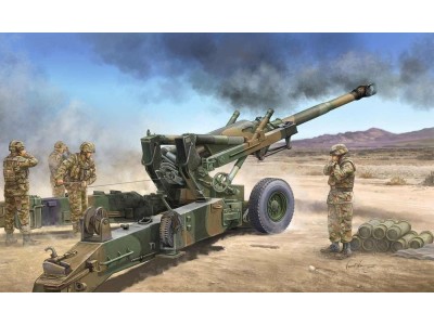 US M198 155mm Medium Towed Howitzer Early Version 