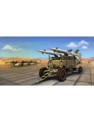 Soviet 5P71 Launcher with 5V27 Missile Pechora (SA-3B Goa) 