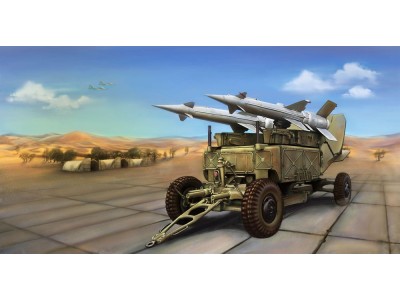 Soviet 5P71 Launcher with 5V27 Missile Pechora (SA-3B Goa) 