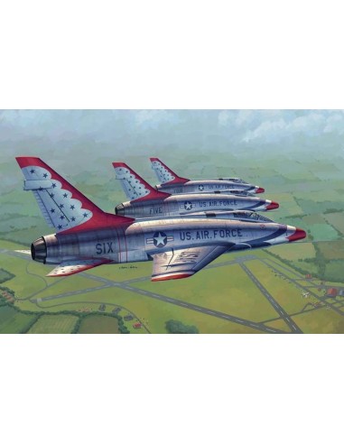 F-100D in Thunderbirds livery 
