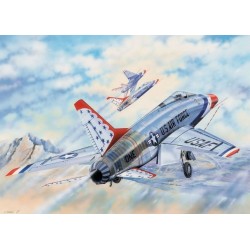 F-100D in Thunderbirds livery 
