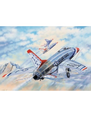 F-100D in Thunderbirds livery 