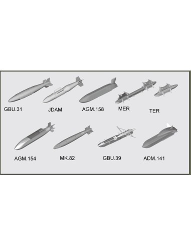 US aircraft weapons - Guided Bombs 