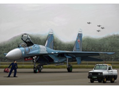 Russian SU-27 Flanker B 