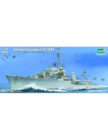 German Zerstörer Z-43, 1944 