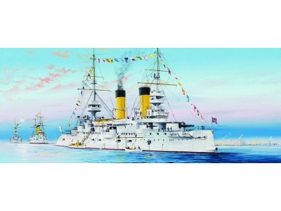 Russian Navy Tsesarevich Battleship 1904 