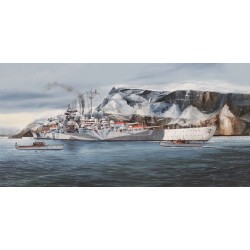 German Tirpitz Battleship 