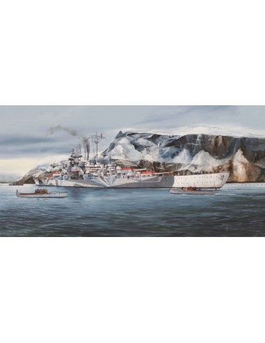German Tirpitz Battleship 