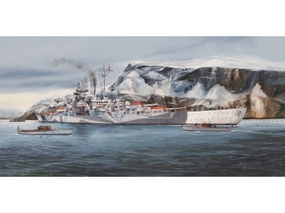 German Tirpitz Battleship 