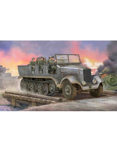 German Sd.Kfz.6 Halbkettenzugm. Artill. 