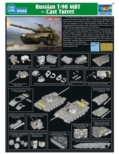 Russian T-90A MBT - Cast Turret 