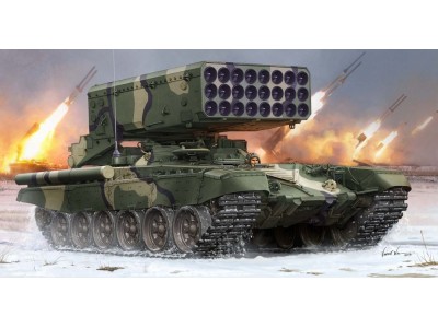 Russian TOS-1 24-Barrel Multipe Rocket L 
