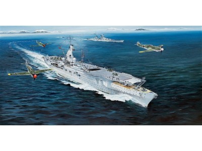 German Navy Aircraft Carrier DKM Peter Strasser 