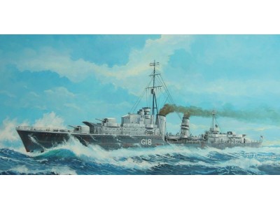 Tribal-class destroyer HMS Zulu (F18)'41 