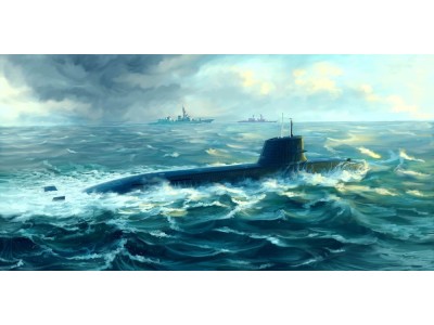Japanese Soryu Class Attack Submarine 