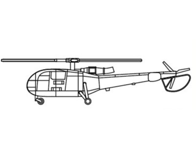 Alouette Helicopter 