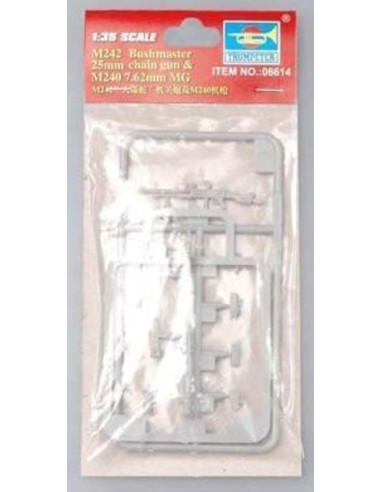 M242 Bushmaster 25mm chain gun & M240 7.62mm MG 