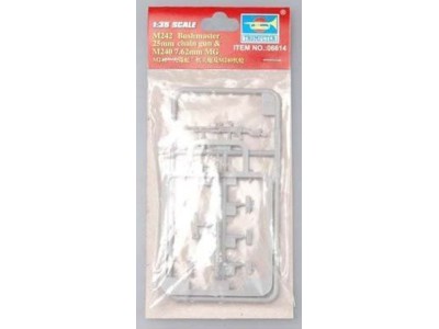 M242 Bushmaster 25mm chain gun & M240 7.62mm MG 
