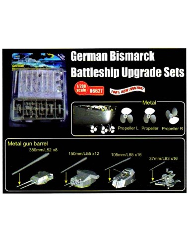 German Bismarck Battleship Upgrade Sets 
