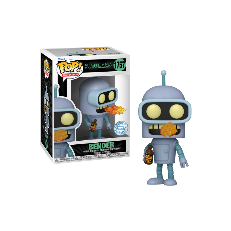 FUTURAMA - POP TV NÂ° 1757 - Bender avec Chase (GW)