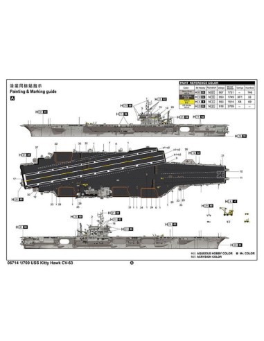 USS Kitty Hawk CV-63 