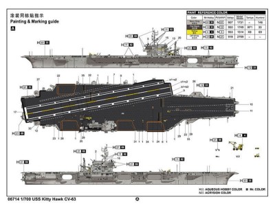 USS Kitty Hawk CV-63 