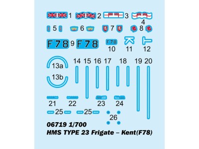 HMS TYPE 23 Frigate  Kent(F78) 