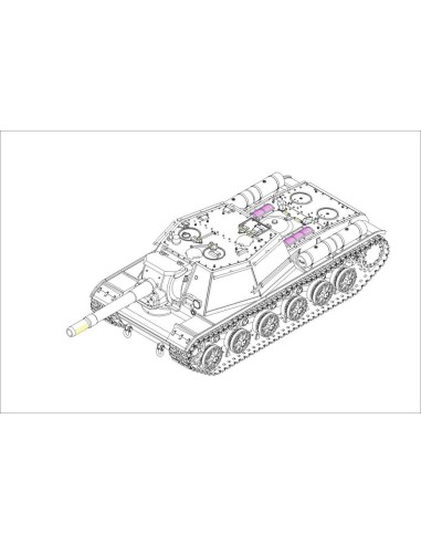 Soviet SU-152 Self-propelled Heavy Howitzer - Late 