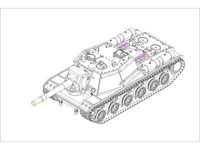 Soviet SU-152 Self-propelled Heavy Howitzer - Late 