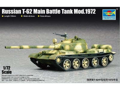 Russian T-62 Main Battle Tank Mod.1972 