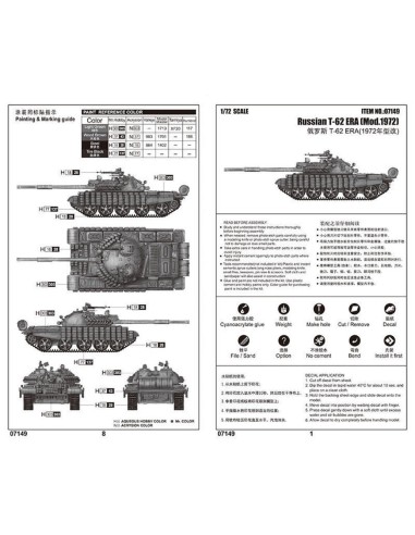 Russian T-62 ERA (Mod.1972) 
