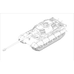 German King Tiger(Porsche turret)w.105mm kWh L/68 