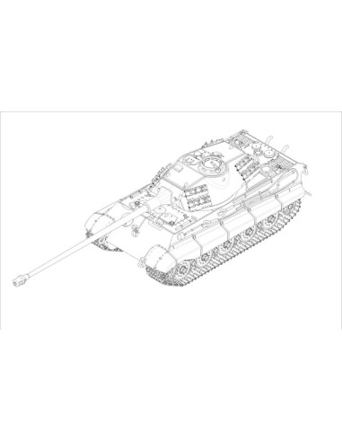 German King Tiger(Porsche turret)w.105mm kWh L/68 