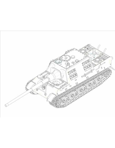 German JagdTiger with 128mm pal 44L-61 