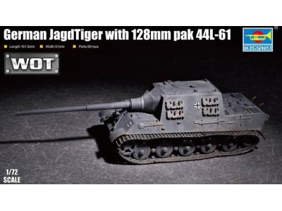 German JagdTiger with 128mm pal 44L-61 