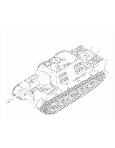 German JagdTiger with 88mm /L71 