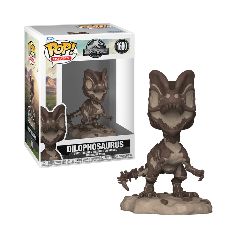 JURASSIC PARK FOSSIL - POP Movie NÂ° 1680 - Dilophosaurus