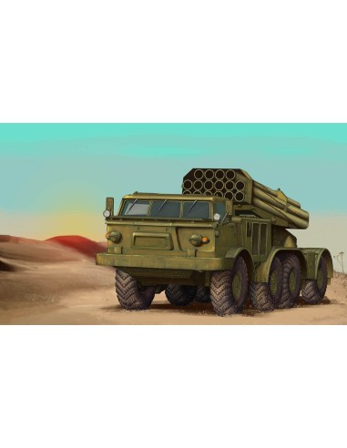 Russian 9P140 TEL of 9K57 Uragan Multiple Launch Rocket System 
