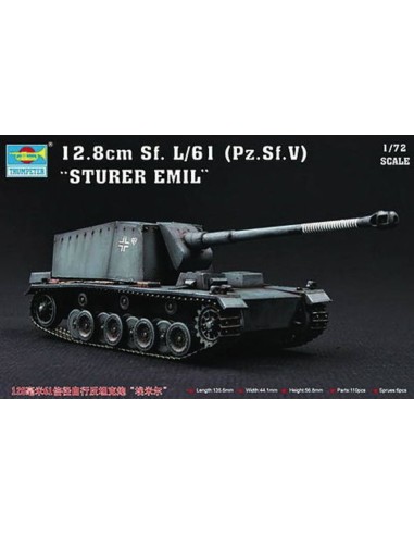 Sturer Emil 12,8 cm Sf. L/61 Pz.Sf.V 