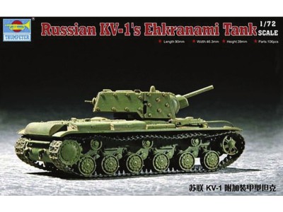 Soviet KV-1S Ehkranami 