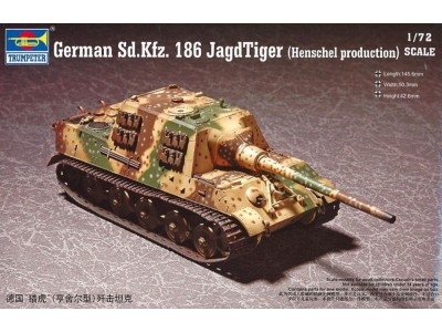 German Sd.kfz.186 Jagdtiger (Henschel production) 