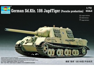 German Sd.Kfz.186 Jagdtiger (Porsche model) 