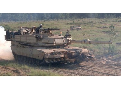 M1A1 with Mine Clearing Blade System 