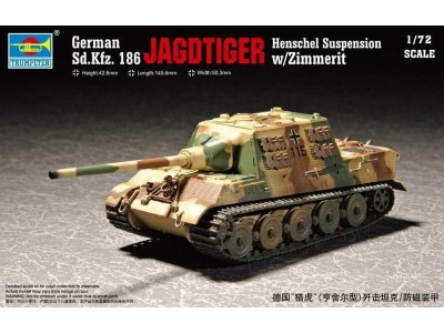German Sd.Kfz 186 Jagdtiger wZimmerit 